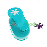 Фігурний дирокол 3,7 см СНІЖИНКА, ROSA Talent