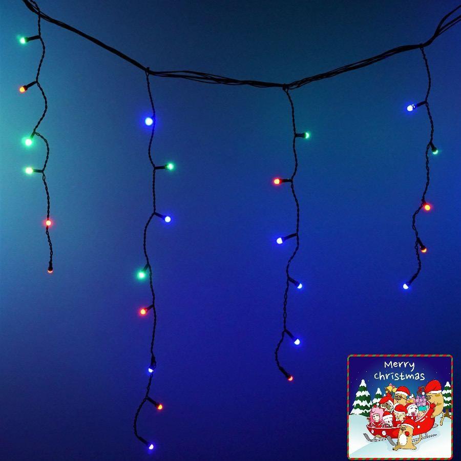 Гірлянда "штора" 150 LED кольорова [nx0052], фото 1