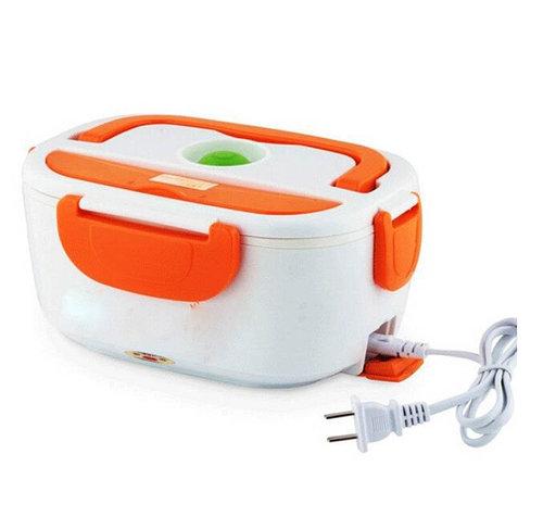 Ланч бокс для їжі з підігрівом від мережі 220 В 12 В Lunch Box ST-339. Помаранчевий, фото 1