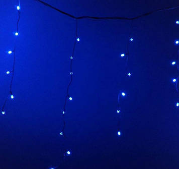 Гірлянда "штора" 150 LED синя [nx0051]