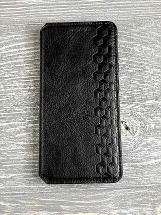 Шкіряний чохол книжка Cubic на ZTE Blade A31 (на зті блейд а31) чорний, фото 1