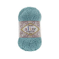 Пряжа Alize Forever Chrochet Simli 376 Cyan