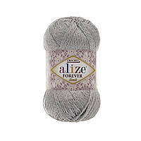 Пряжа Alize Forever Chrochet Simli 52 Light Grey