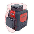 Рівень лазерний LL412R, нівелір, 3x360° (H360/2xV360, червоний промінь), фото 3