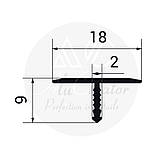 Профіль для підлогових покриттів Т-подібний 18х9х2700 мм, декор по RAL, фото 3