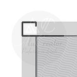 Зовнішній квадратний профіль для плитки 13,5х33,5х2700 мм, декор по RAL, фото 3