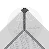 Універсальний зовнішній профіль для плитки 6,5х25х2700 мм, декор по RAL, фото 3