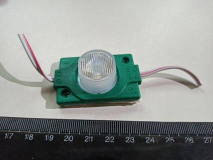 Модуль світлодіодний MD 014 матове скло/зелений