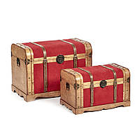 Новорічні червоні скрині Goodwill (ціна за 2 штуки)