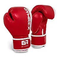 Боксерские перчатки для детей - белый и красный - 6 унций Gymrex EX10230061 Инвентарь для бокса Германия