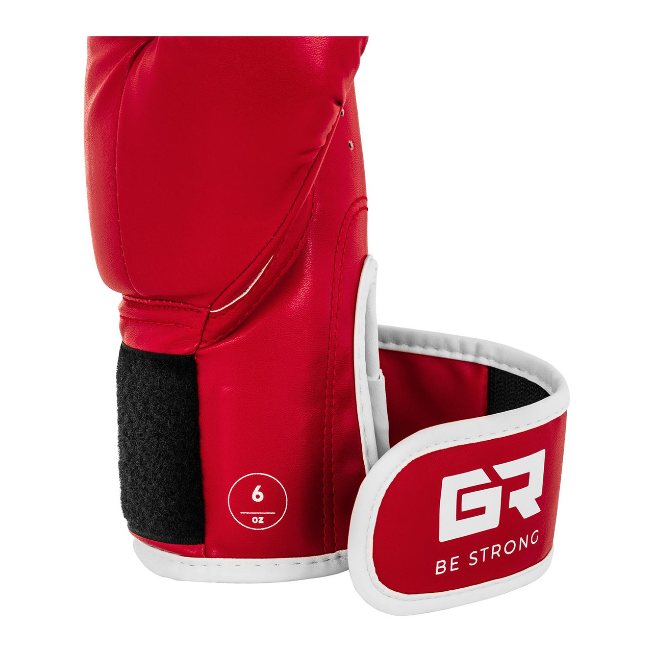 Боксерские перчатки для детей - белый и красный - 6 унций Gymrex EX10230061 Инвентарь для бокса Германия - фото 3 - id-p1505811348