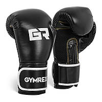 Боксерские перчатки - 12 унций - черный Gymrex EX10230068 Инвентарь для бокса Германия