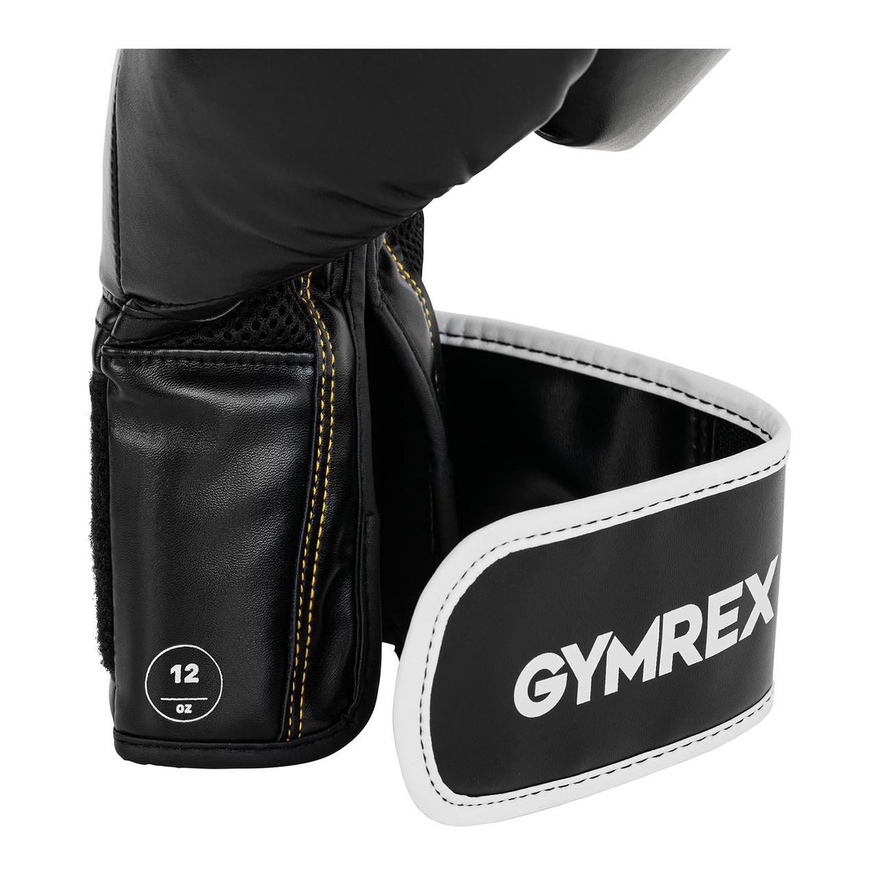 Боксерские перчатки - 12 унций - черный Gymrex EX10230068 Инвентарь для бокса Германия - фото 3 - id-p1505811431