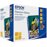 Фотопапір Epson Premium Glossy Photo Paper Глянсовий 255 г/м кв, 13 x 18 см, 500 л. (C13S042199)