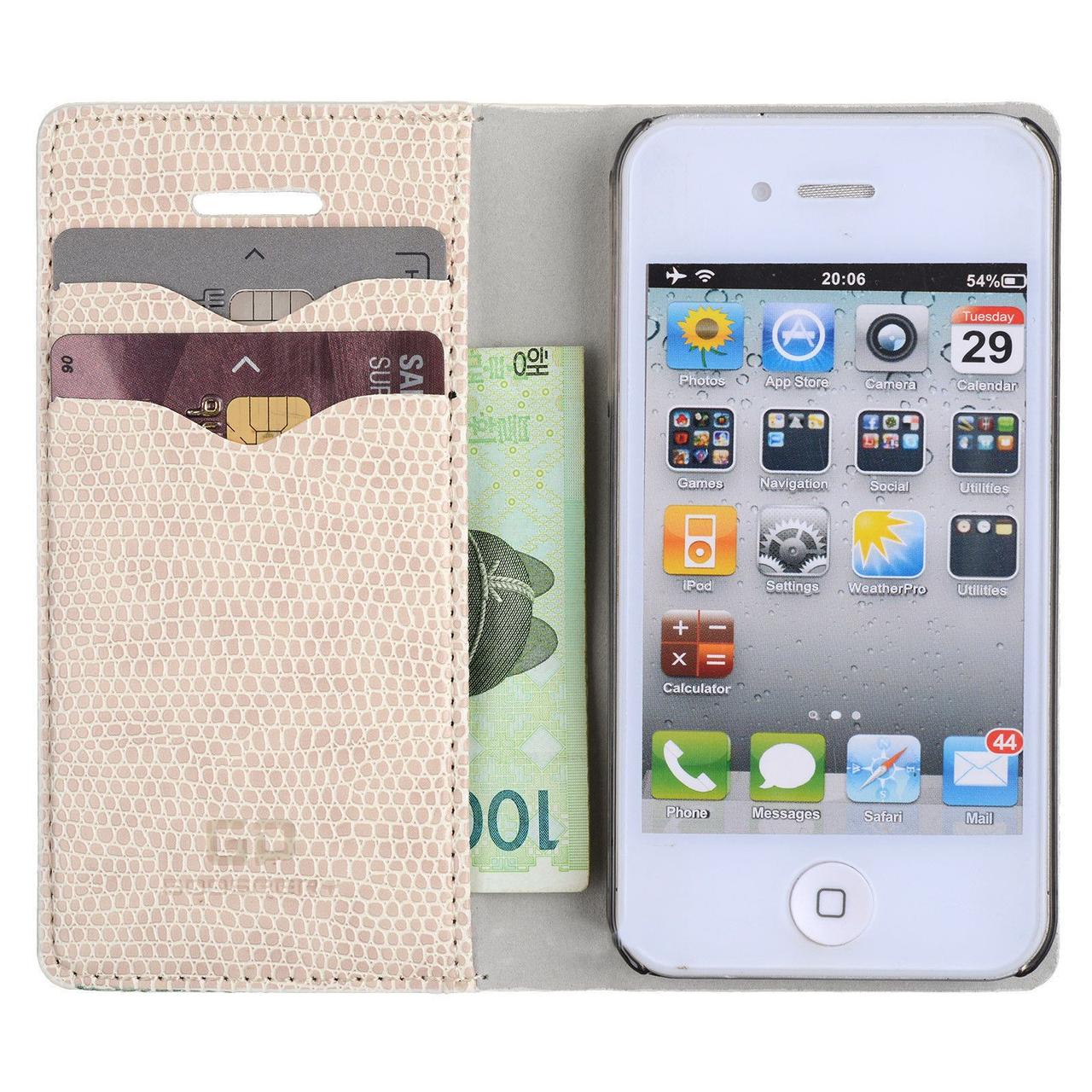 Чохол-книжка Mercury Goospery Komodo Flip Diary Case для Apple Iphone 5 5S