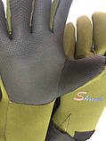 Рукавички для риболовлі неопренові Shark, фото 2
