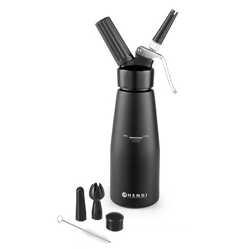 Сифон для вершків Hendi Kitchen Line 0,5 л d8 см h27 см алюміній (588420)