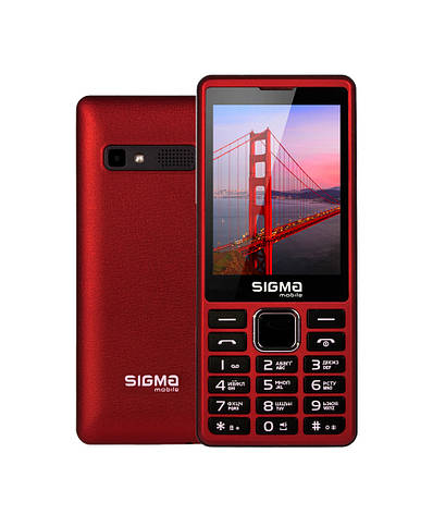 Мобільний телефон Sigma X-Style 36 Point Червоний/ Чорний, фото 1