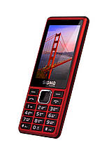 Мобільний телефон Sigma X-Style 36 Point Червоний/ Чорний, фото 5
