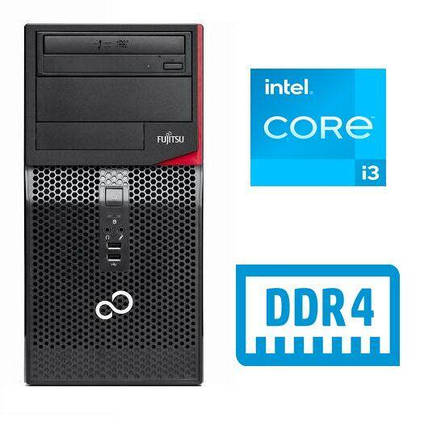 Комп'ютер Fujitsu P556 MT / Core i3-6100 2(4)ядра 3.7 GHz/ 8GB DDR4 / HDD 500GB/ Intel HD 530 / USB 3.0/ DVI, фото 1