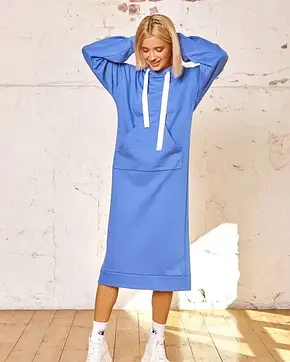 Плаття ISSA PLUS 12889 XXL блакитний, фото 1