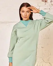 Плаття ISSA PLUS 12946 XXL оливкове, фото 5