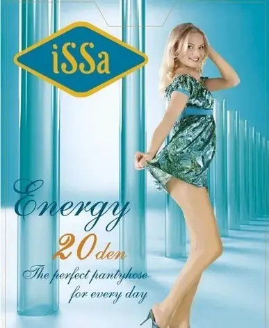 Колготки ISSA PLUS Energy20 2 чорний, фото 2