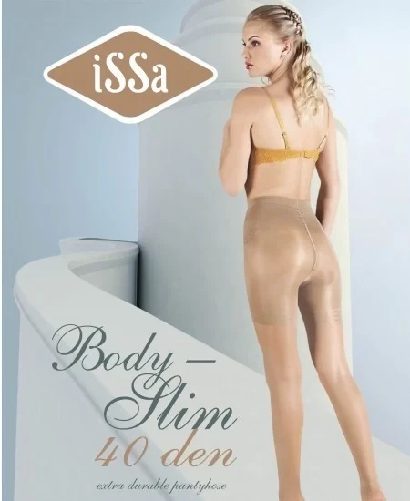 Колготки ISSA PLUS BodySlim40 2 чорний