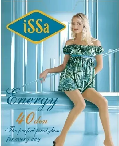 Колготки ISSA PLUS Energy40 2 тілесний, фото 2