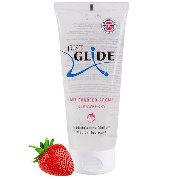 Гель-лубрикант Just Glide "Strawberry" ( 200 ml ), фото 1