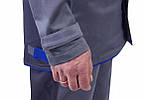 Куртка зварювальника Free Work Fenix сіро синя, фото 4