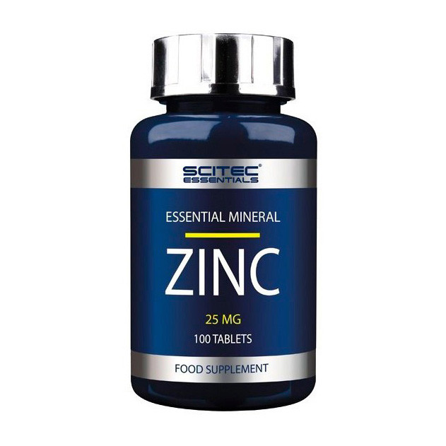 Харчова добавка Scitec Nutriion ZINC 25 mg 100 таблеток EXP 11/22 року включно