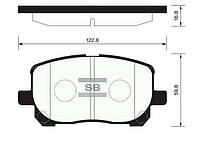 Колодки передние тормозные Avensis/Matrix, Hi-Q (SP1373) (04465-44090)