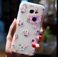 Чехол с 3D рисунком Flowers Case для Samsung A5 2017