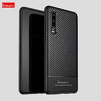 Оригинальный чехол-бампер iPaky Carbon для Huawei P30.