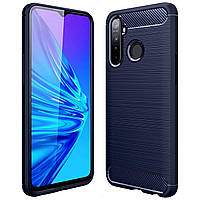 TPU резиновый противоударный чехол Slim Series для Realme 5 pro / Реалми 5 про