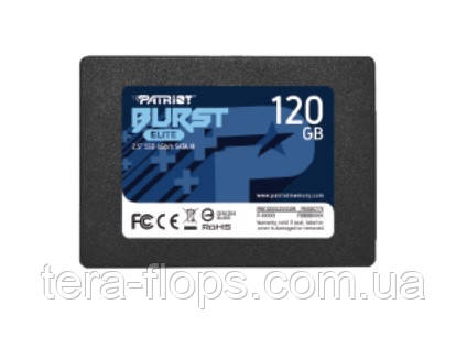 SSD накопичувач Patriot 120gb (PBE120GS25SSDR) (D), фото 2