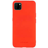 Чехол бампер софт тач Silicone Case для Realme C11 / Реалми С11 КРАСНЫЙ