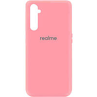 Чехол бампер софт тач Silicone Case для Realme 6 Pro / Реалми 6 Про РОЗОВЫЙ