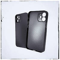 Ультра тонкий пластиковий чохол PP 0.2мм для айфон iPhone 12 ЧОРНИЙ