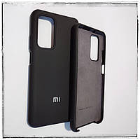 Силиконовый чехол Silicone Cover софт тач для Xiaomi Mi10T / Mi10t Pro ЧЕРНЫЙ