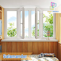 Лоджія пластикова Salamander Streamline з фурнітурою от "Окна Маркет"