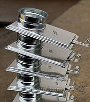 Шибер із неіржавіючої сталі (регулятор тяги) Ø 100-300 мм (AISI-430)