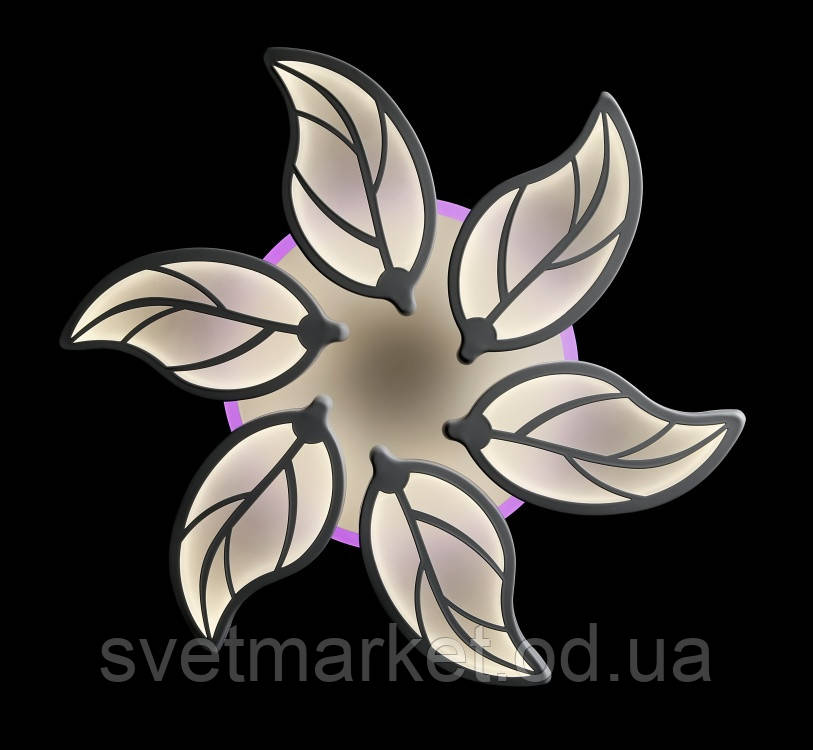 Стельова люстра білого кольору LK26/6+A LED (WHITE), фото 1