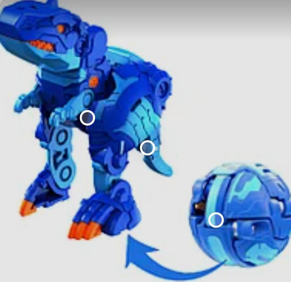 Фігурка-трансформер Бакуган Трокс Ультра Синій Bakugan Trox Ultra від SB