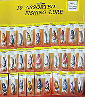 Набор блесен Fishing tackle 30 шт