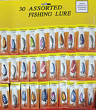 Набір блешень Fishing tackle 30 шт