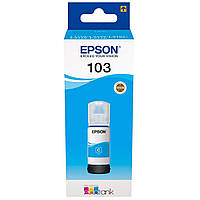 Оригинальные чернила Epson (103) L3100/L3101/L3110/L3150 (Cyan) 65ml (C13T00S24A)