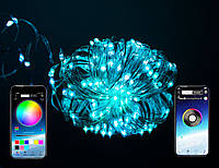 Светодиодная гирлянда с управлением со смартфона Led Ble Fairy Light, rgb гирлянда нить роса 10 метров (NS)