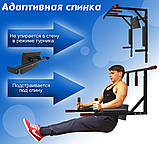 Професійний турнік бруси (до 500 кг*) Multi Workout "Godzilla" домашній розбірний на стіну, фото 8